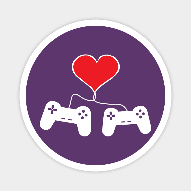 Gaming Love Magnet by HBfunshirts